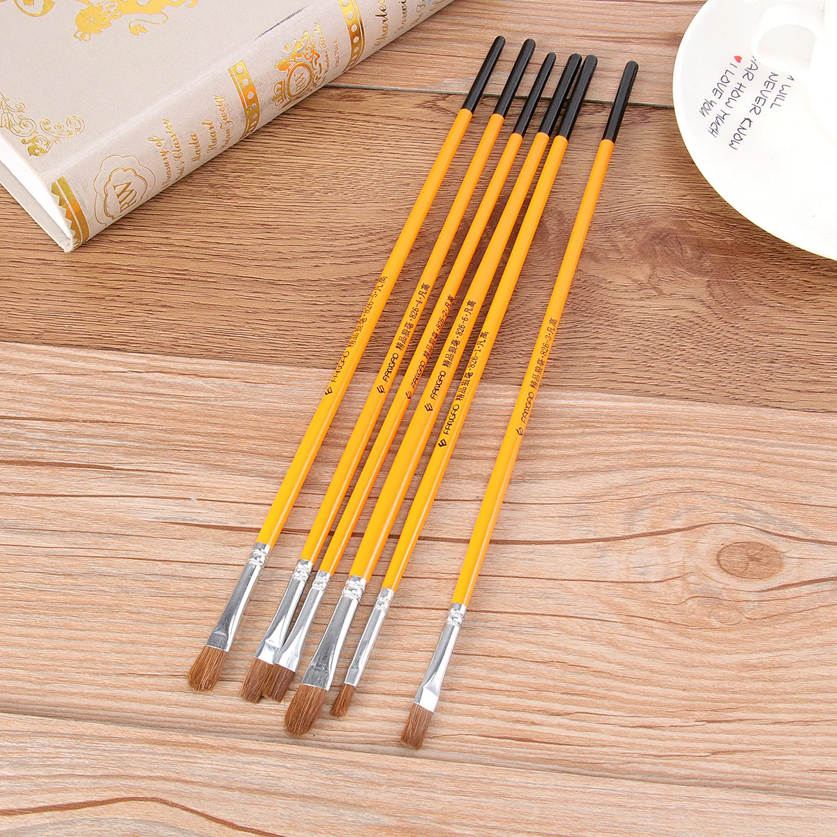 

6Pcs Painting Set Watercolor Brushes Professional Drawing Set for Acrylic Oil Gouache Face Painting Kids Artists Students Use