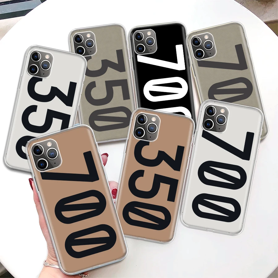 350 700 Yeezy-Design Coque Phone Case For iPhone 11 12 13 14 15 16 Pro Max 7 Plus 8 + X XR XS SE Apple Soft Fundas Cover 11 13 1