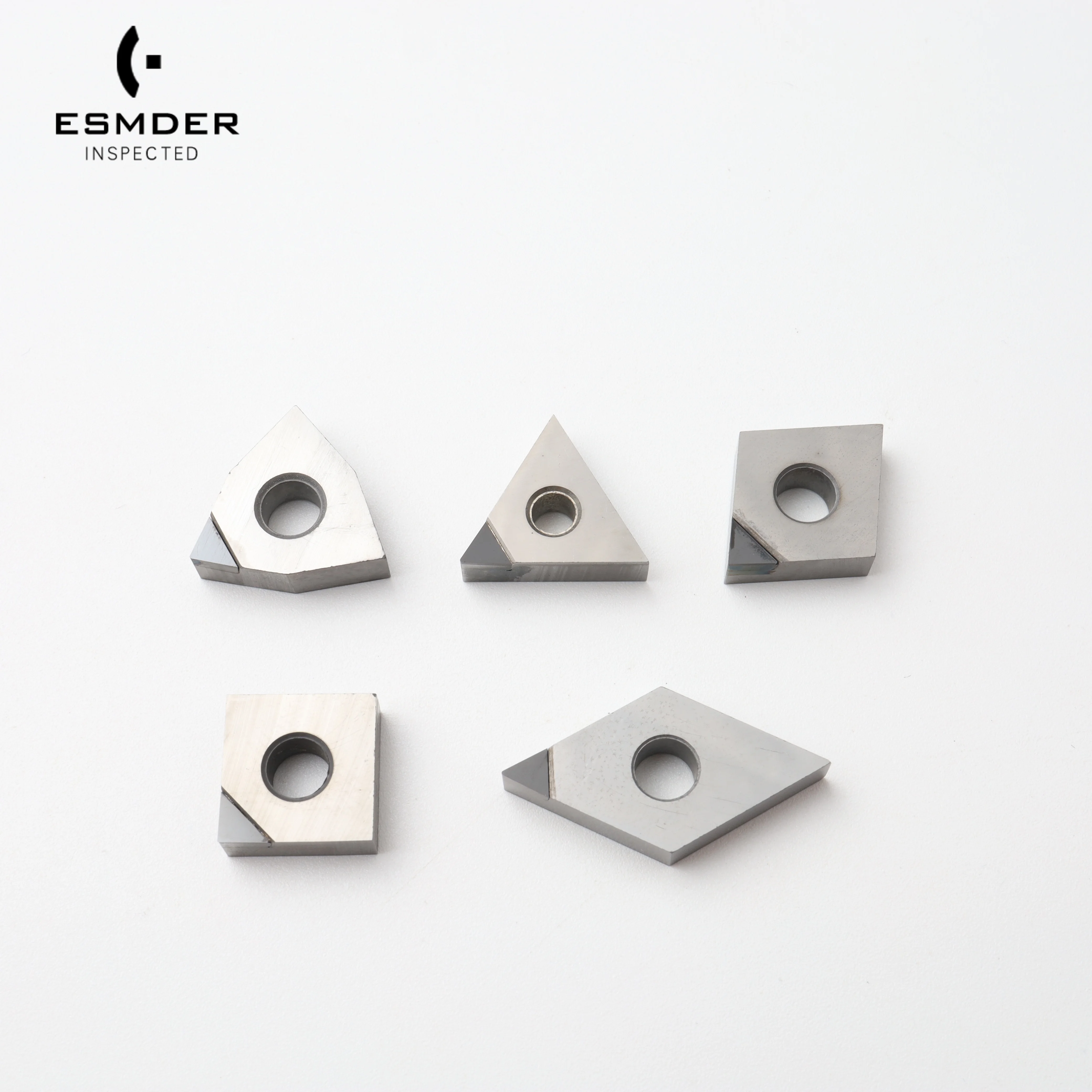 

Esmder PCD Алмазные высокоскоростные инструменты Вставки для лезвий CNMG DNMG SNMG TNMG VNMG WNMG Внешние токарные пластины