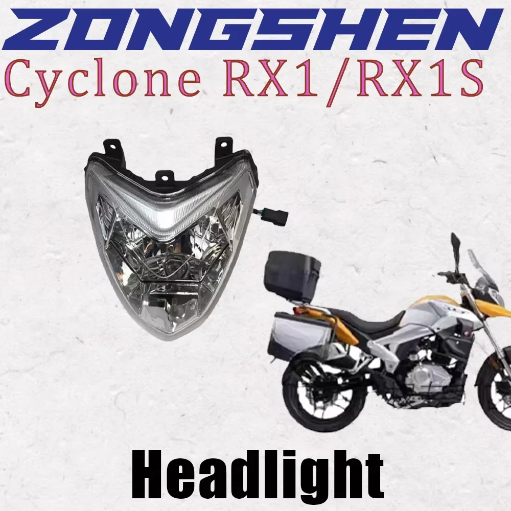 

Аксессуары для мотоциклов для ZongShen Cyclone RX1 RX1S, оригинальные фары в сборе для ZongShen Cyclone RX1 RX1S