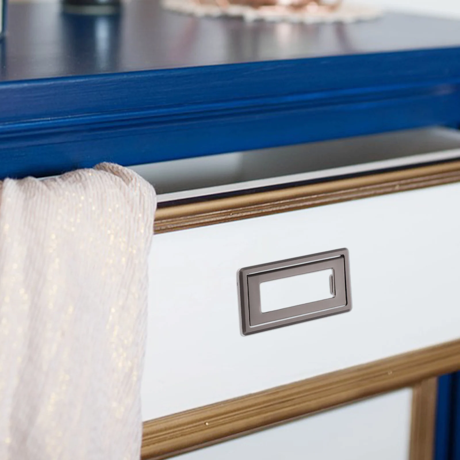 

1 set 1 Set Flush Mount Handles Zinc Alloy Invisible Cabinet Pulls For Drawers Closets Dressers Flat Hidden Handle Knobs