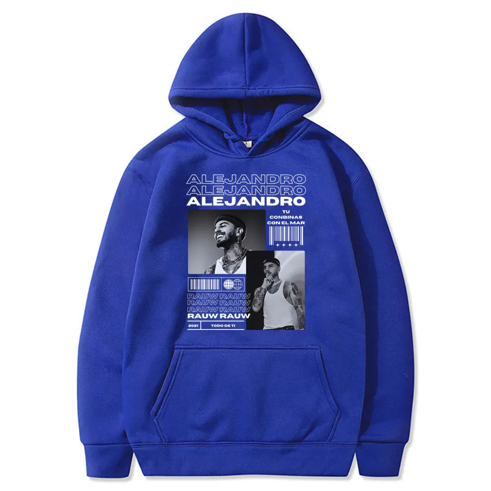 Singer Rauw Alejandro Todo De Ti Album Cover Hoodie For Men Women Hip Hop Fashion Vintage Sweatshirt Fleece Warm Hooded Pullover