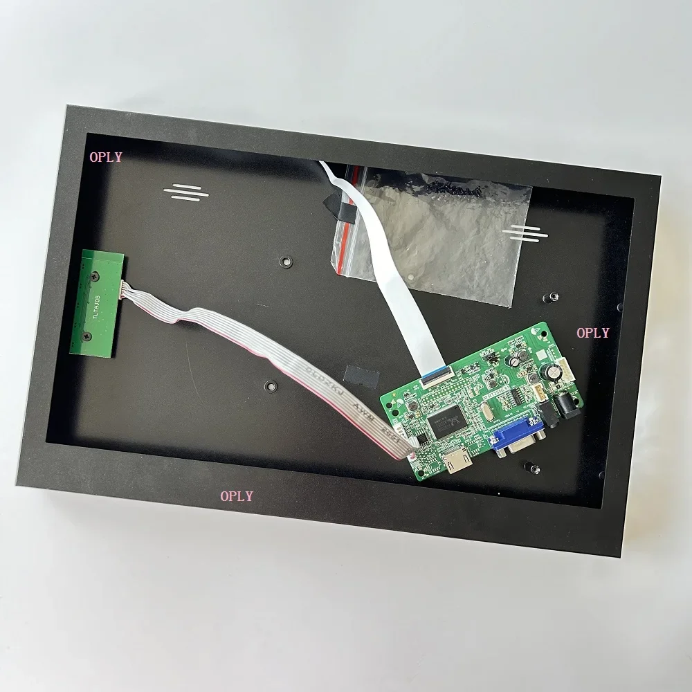 Metal case back shell with EDP controller board HDMI-compatible VGA for LP156WF6 LP156WF4 15.6