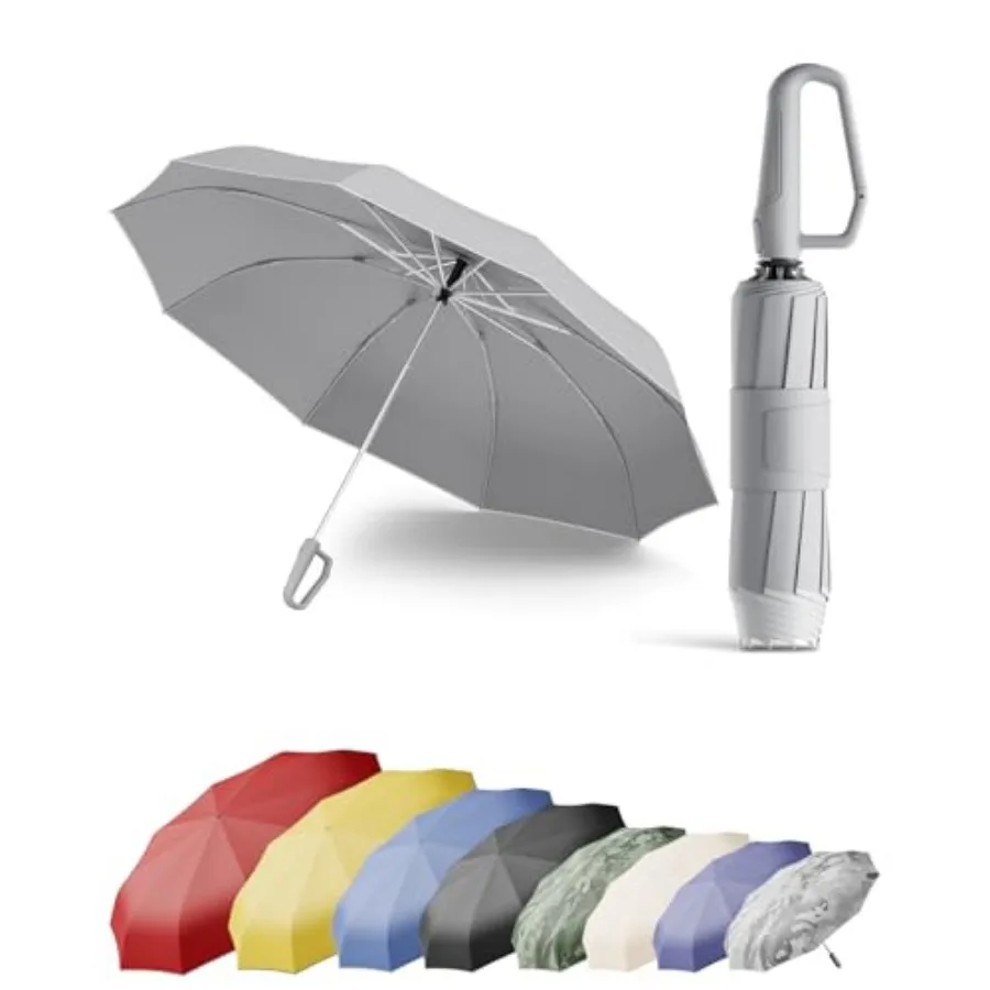 

Windproof Travel Umbrella for Rain, Withstand 85MPH Winds, 52 Inch Automatic Reverse Fold Umbrellas Easy Auto Open Close, Porta