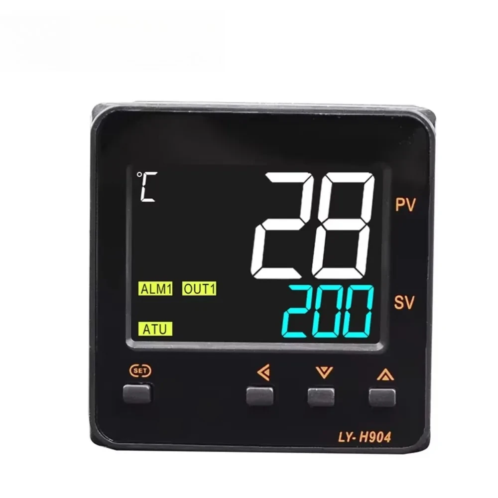 Controlador  temperatura PID Digital LCD HD gran, regulador  refrigeración y calefacción, termostato  relé  salida multi termopa