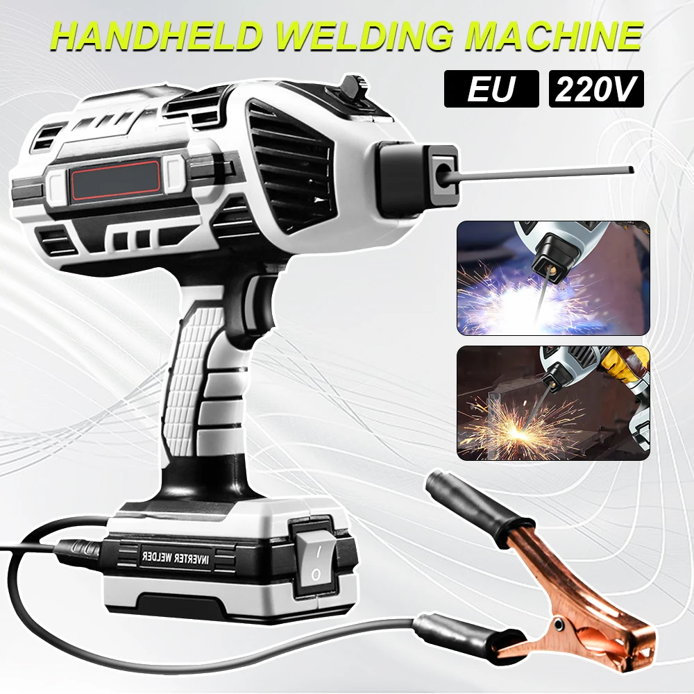 4600W Handheld Inverter ARC Welder 220V 110V Portable Automatic Electric Welding Machine And Mask Steel Brush Home DIY Solderin