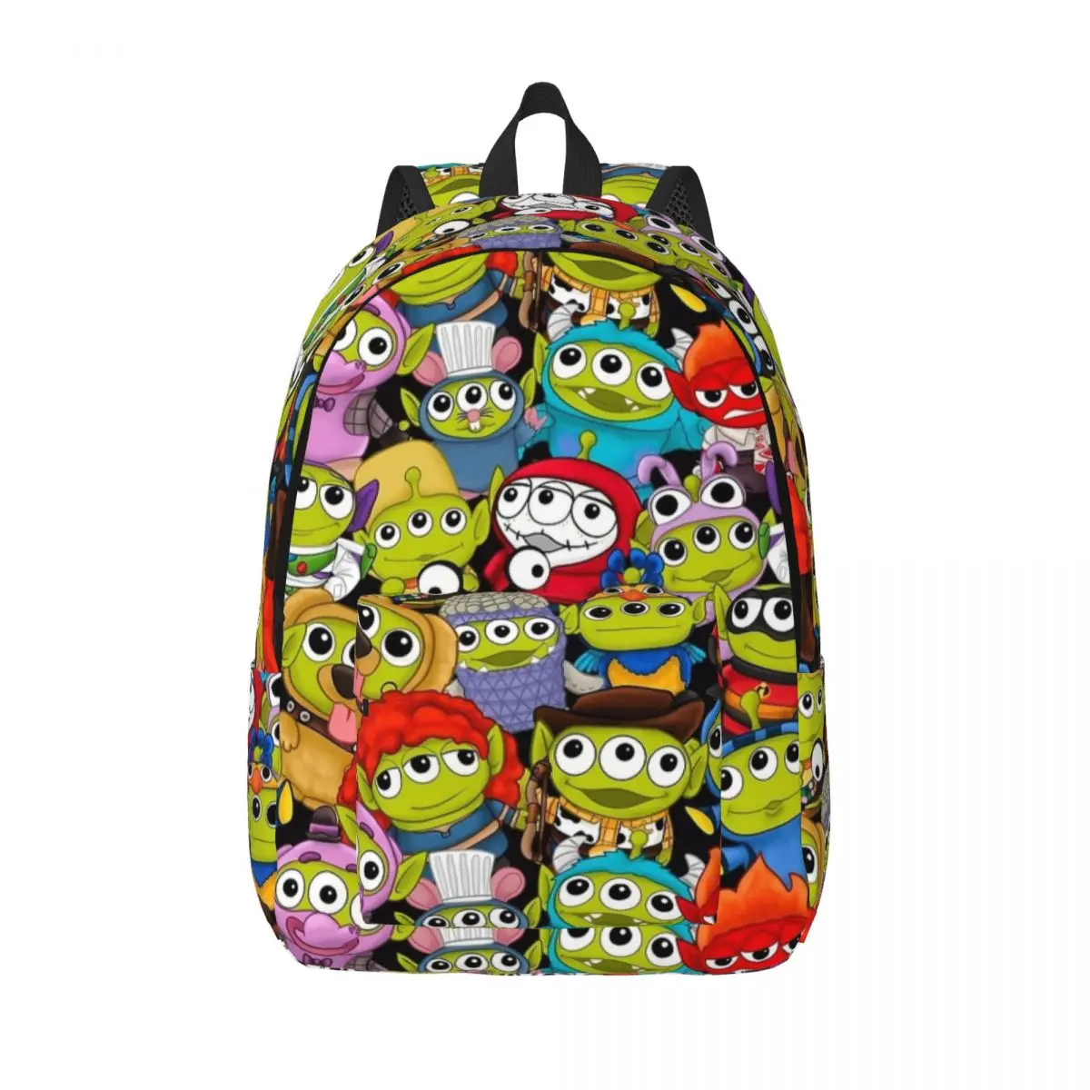 

Рюкзак Little Green Men Aliens Toy Story для мужчин и женщин, повседневный, студенческий, для походов, путешествий, для ноутбука, из прочного холста