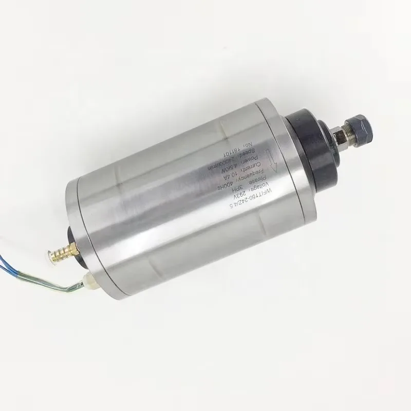 High Quality Water Cooled 0.8kw 1KW 1.5kw 2.2kw 3kw 4.5KW 5.5kw 6kw 7.5kw CNC Spindle Motor for Wood or Metal