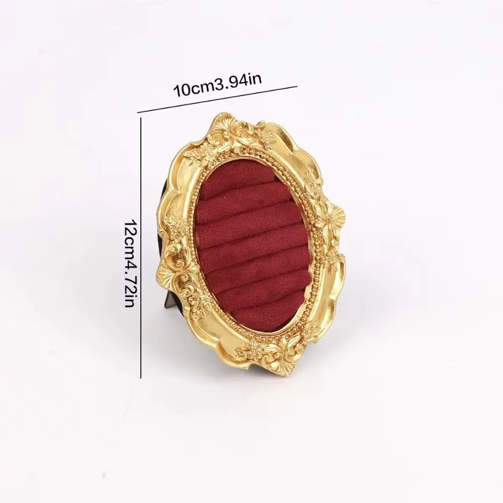 European-style Jewelry Display Rack Earring Tray Small Size Ring Display Stand Vintage Photo Frame Jewelry Storage Tray view 6