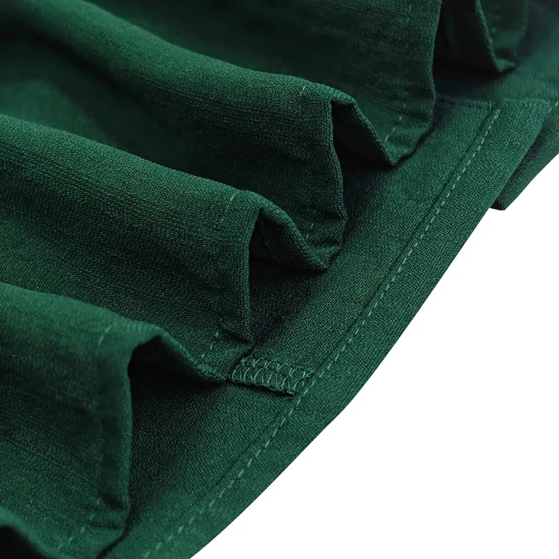 UOOZEE 2026 New Summer Tie Waist Pleated Tops For Women Short Sleeves Deep  V-Neck Loose Fit Office Ladies Commute Blouses view 6