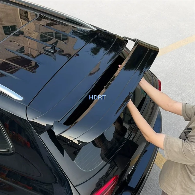 For Volkswagen Tiguan Allspace 330 R-Line 2019-2023 Car Style Rear Trunk Roof Spoiler Fixed Wind Tail Lip Wing Cover Accessories