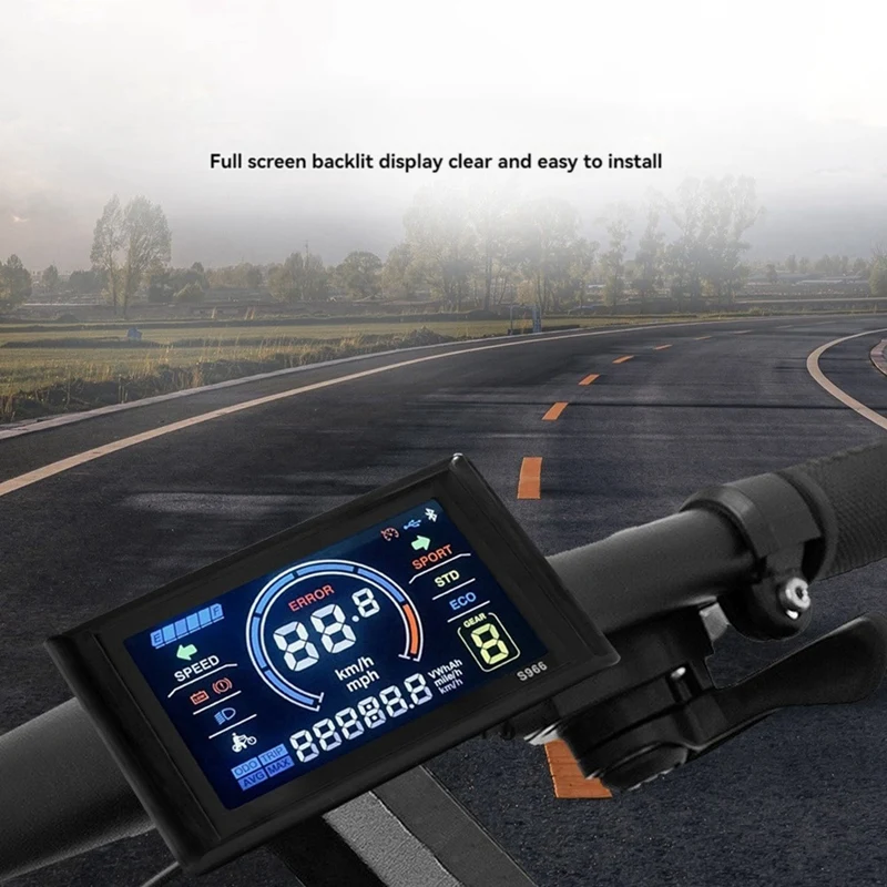 Lithium Power Boost Conversion Kit S966 Color Screen Meter With 80A Controller And 20X Turnbuckle 8 Magnetic Boost Kit