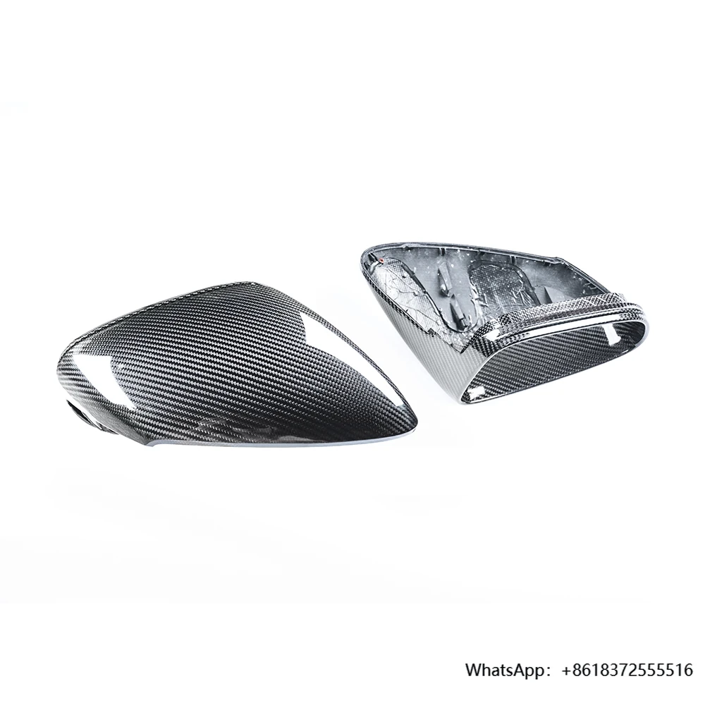

Kburing for 911 Dry Carbon Fiber NEW Mirror Cover Rearview Mirror Housing Mirror case RHD Replacement