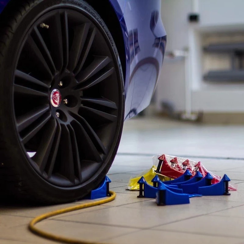 

4PCS Tire wire stopper, car wash tire anti-winding device, winding and clamping device