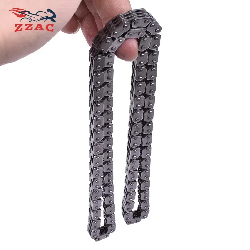 Motorcycle Crankshaft Cam Timing Chain Silent Chain 3+4 3*4 130 Links 130L 130Links