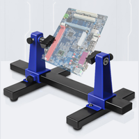 ALLSOME 0-200mm Adjustable PCB Holder 360 ° Rotation Printed Circuit Board Jig Soldering Assembly Stand Clamp Repair Tools