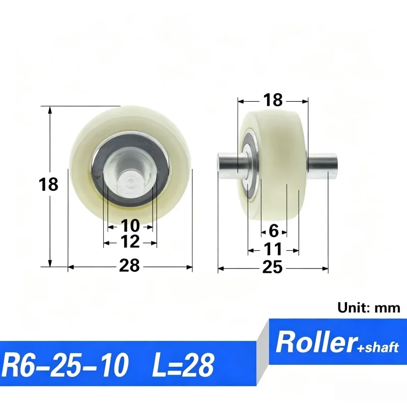 20 Stück 626 625 604 POM V-Nut-Typ mit Welle, Fenster-Tür-Schieberad, Rollenlager, ROLLENRAD 20/21/22/26mm, NICHT-STANDARDSIZE – Detail 13