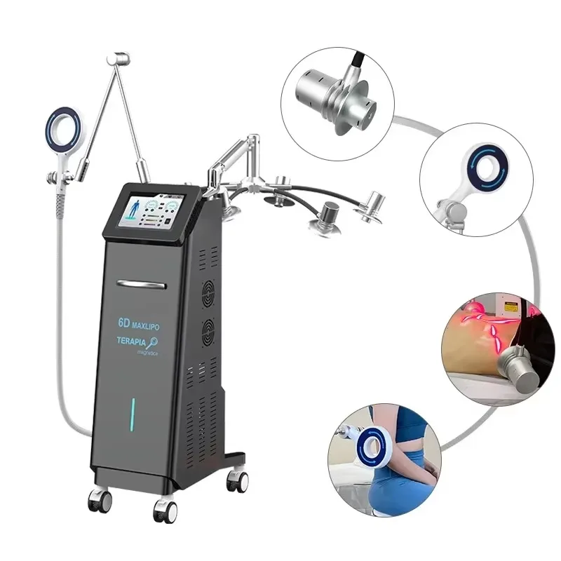 2026.9.21 6D Maxlipo Terapia Magnetica EMTT Physiotherapy Laser 635nm Slimming Shape Back Pain Massage Machine Lipolaser
