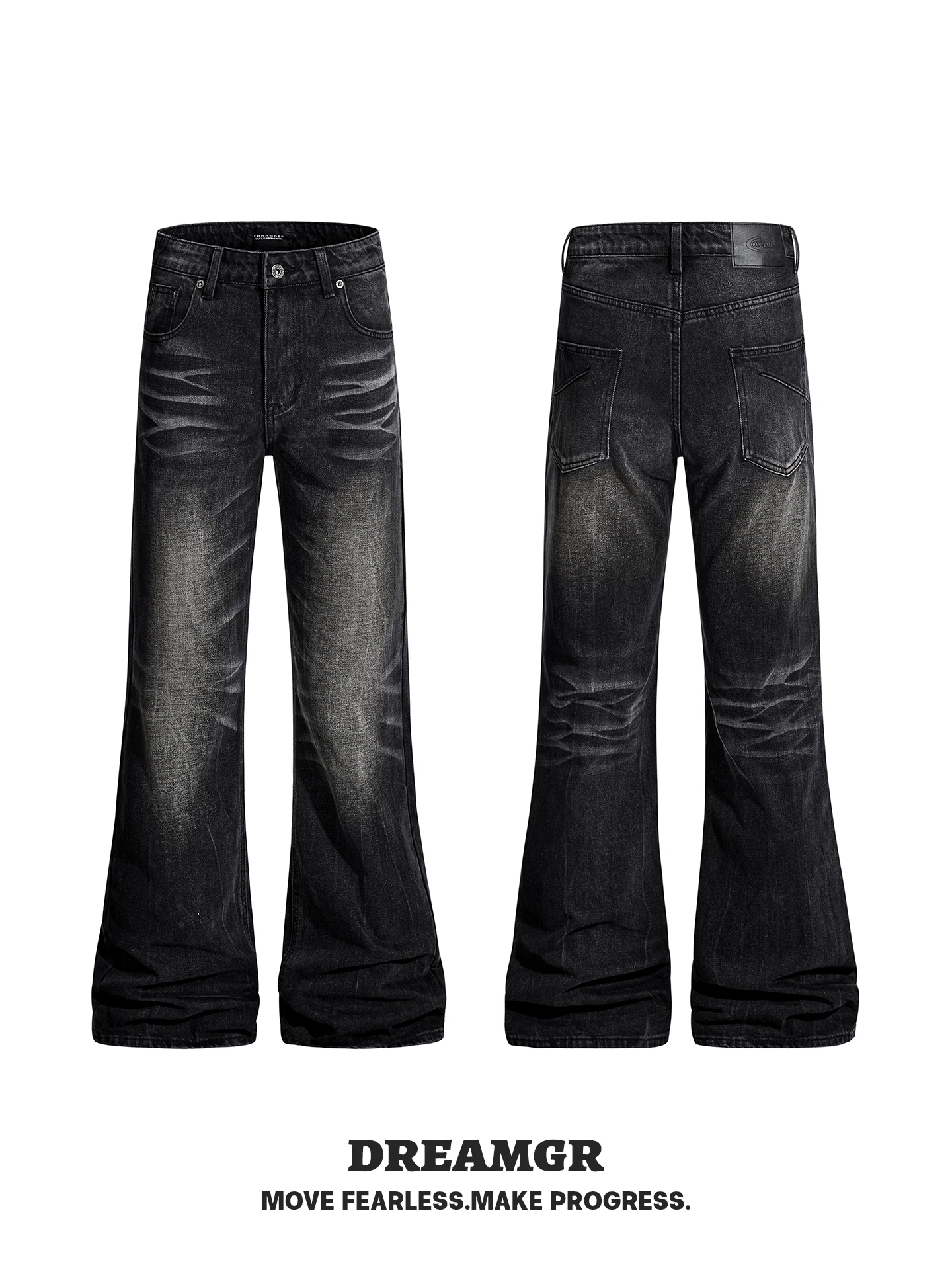 

Джинсы Cleanfit American High Street Vibe прямого кроя, зауженные к низу, для мужчин и женщин, модные, из денима, повседневные брюки