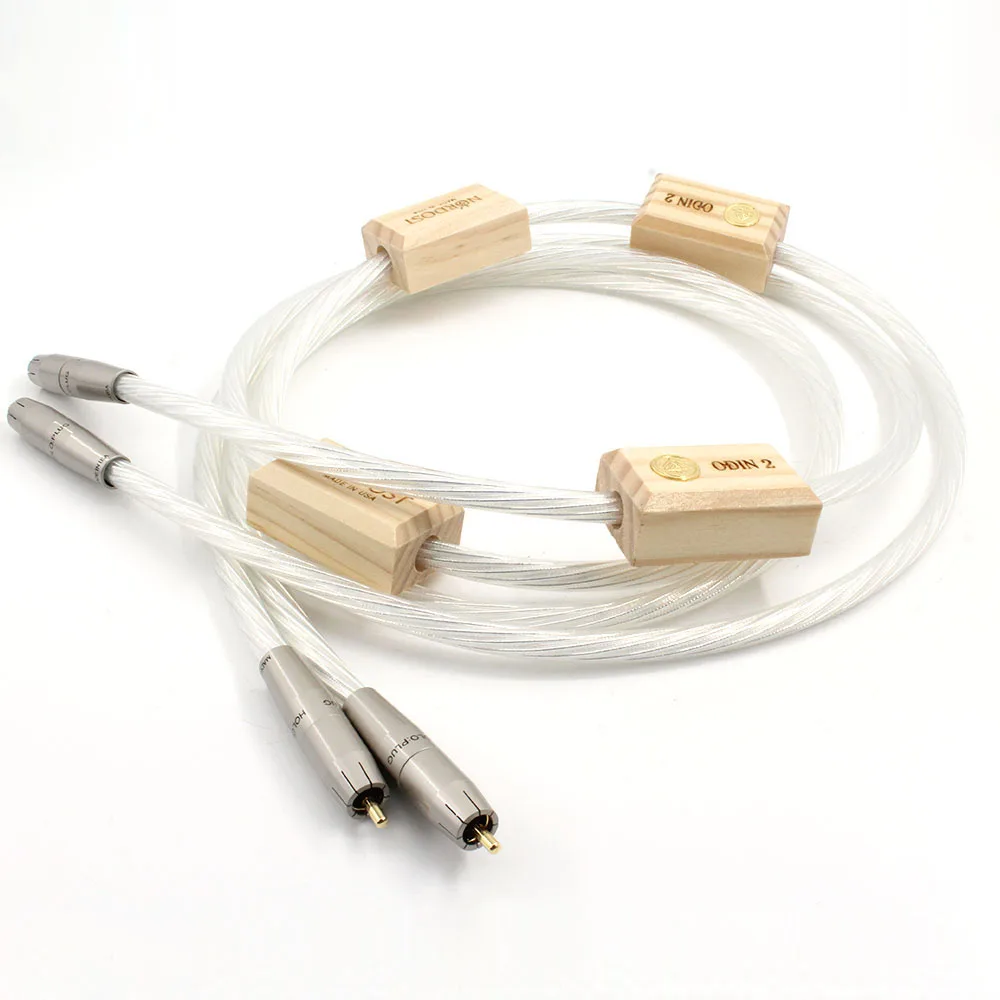 High Quality Nordost Odin 2 silver Reference interconnects RCA cable Audiophile for amplifier CD player