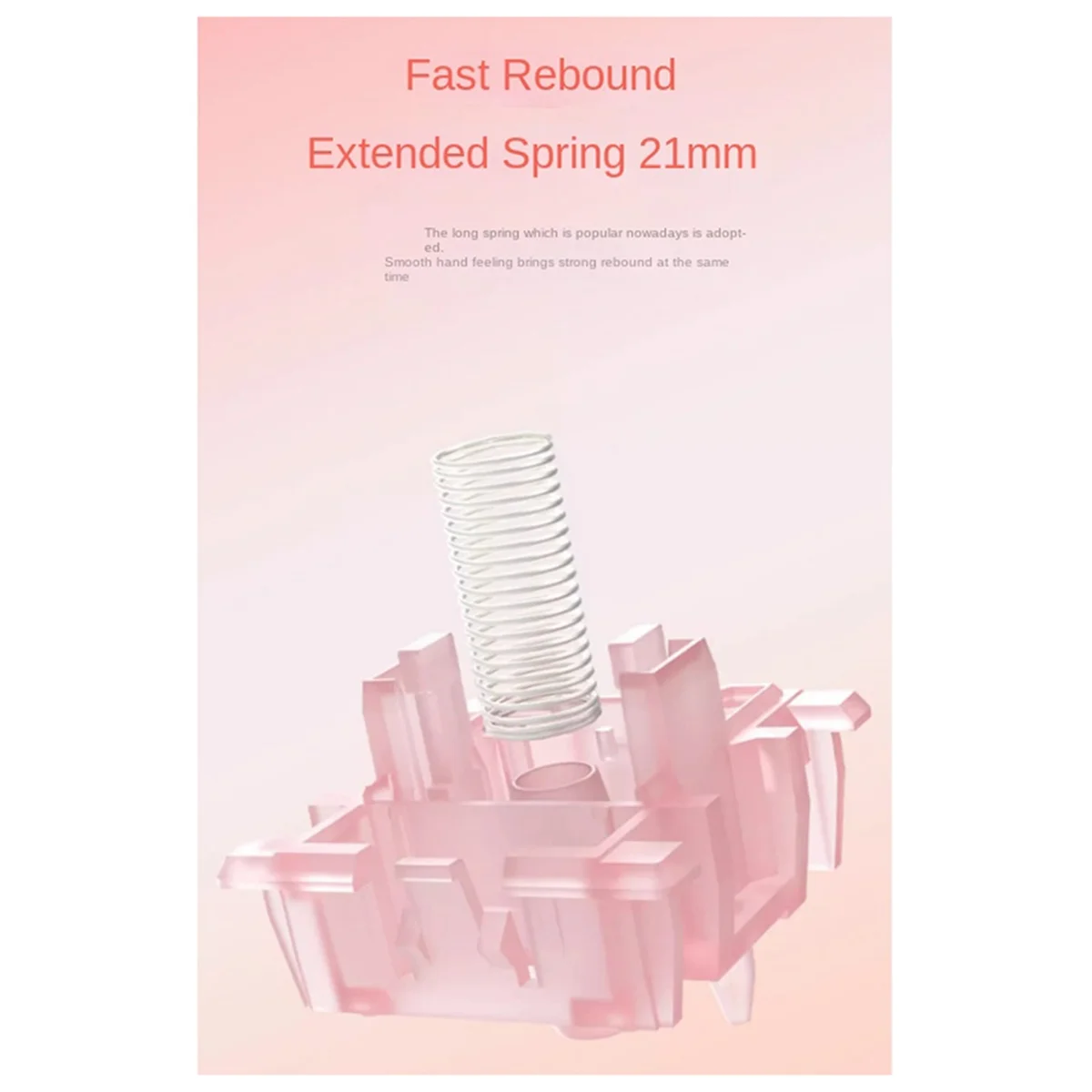 Keyboard Taktil Linier 110 Buah Sakelar V3 Sakelar Senyap Berpelumas Keyboard Mekanis Linier