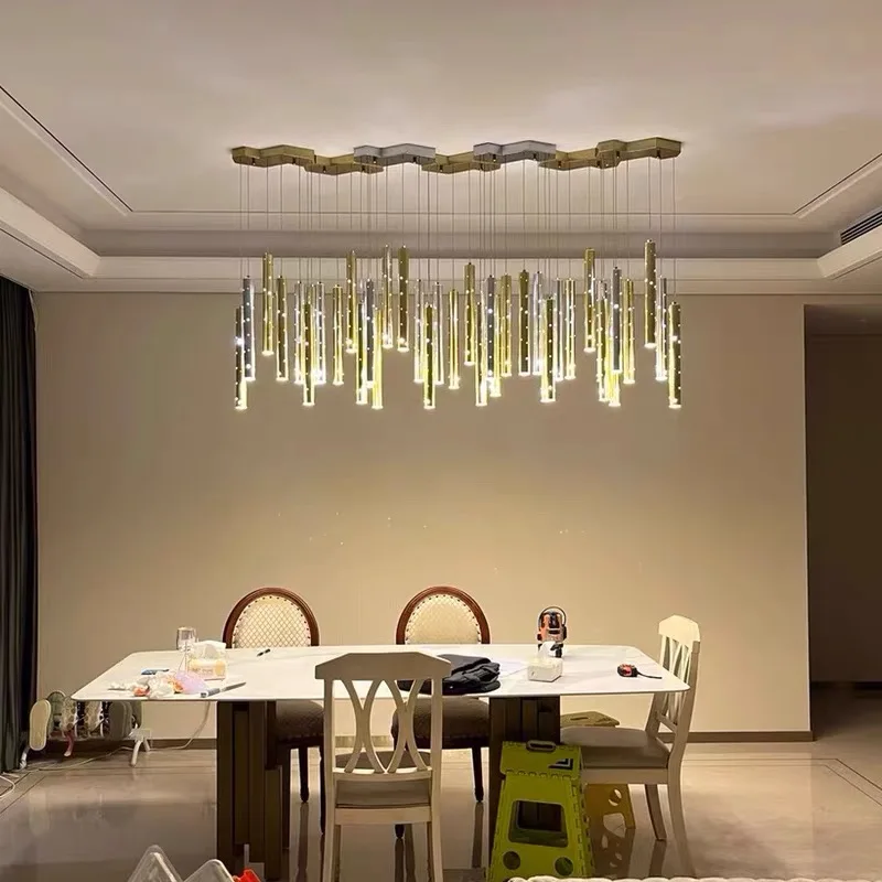 Modern LED Ceiling Chandelier Nordic Design Interior Pendant Lamp Restaurant Bar Home Decor Hollowed Out Design Hanging Light