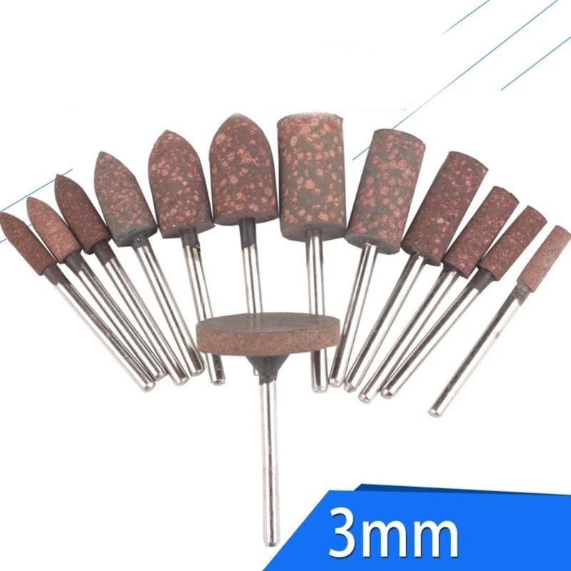 100Pcs Rubber Grinding Heads Pointed Grinding Head Buffing Sponge