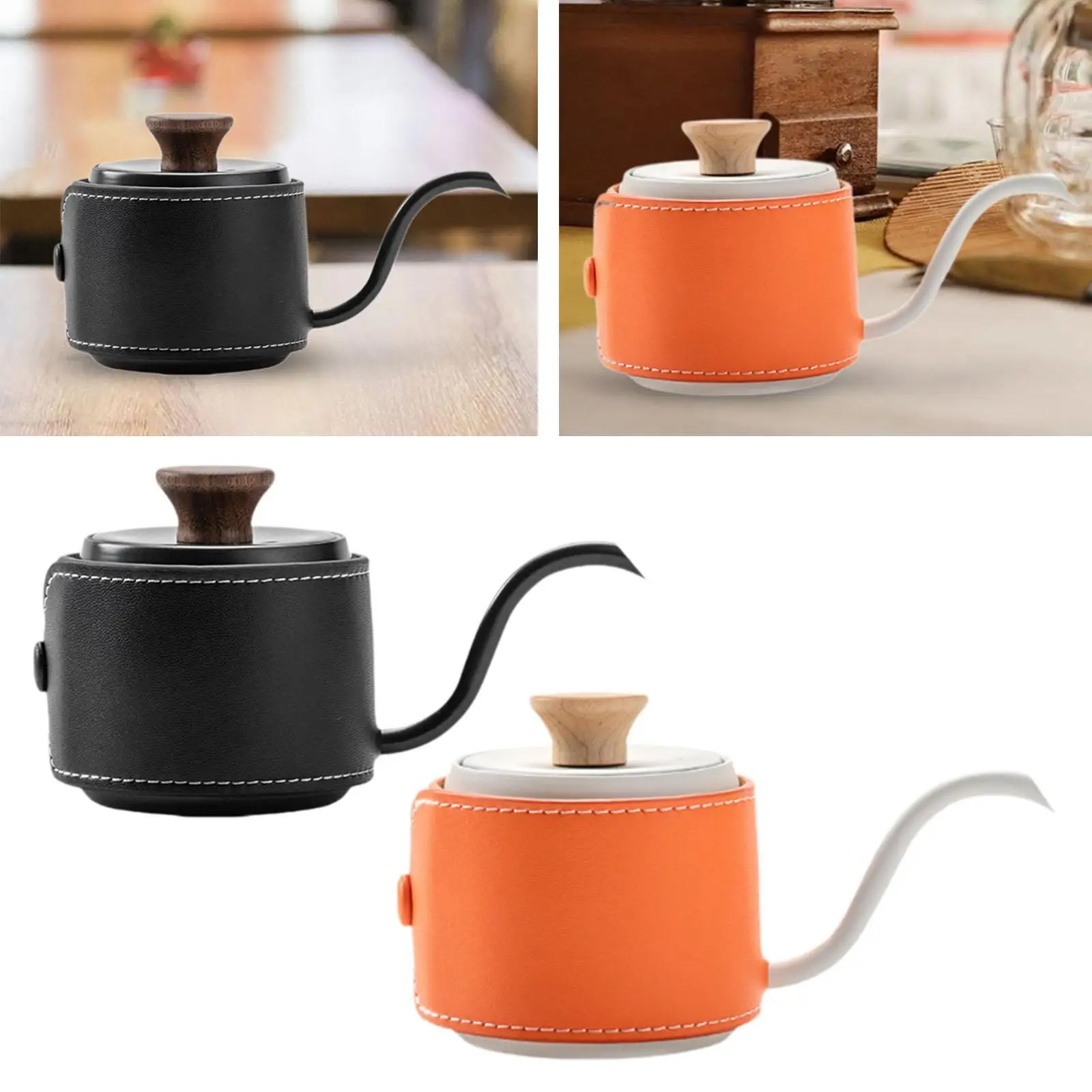 Mini Stainless Steel Pour over Coffee Kettle 180 ml Tea Pot for Hotel Buffet