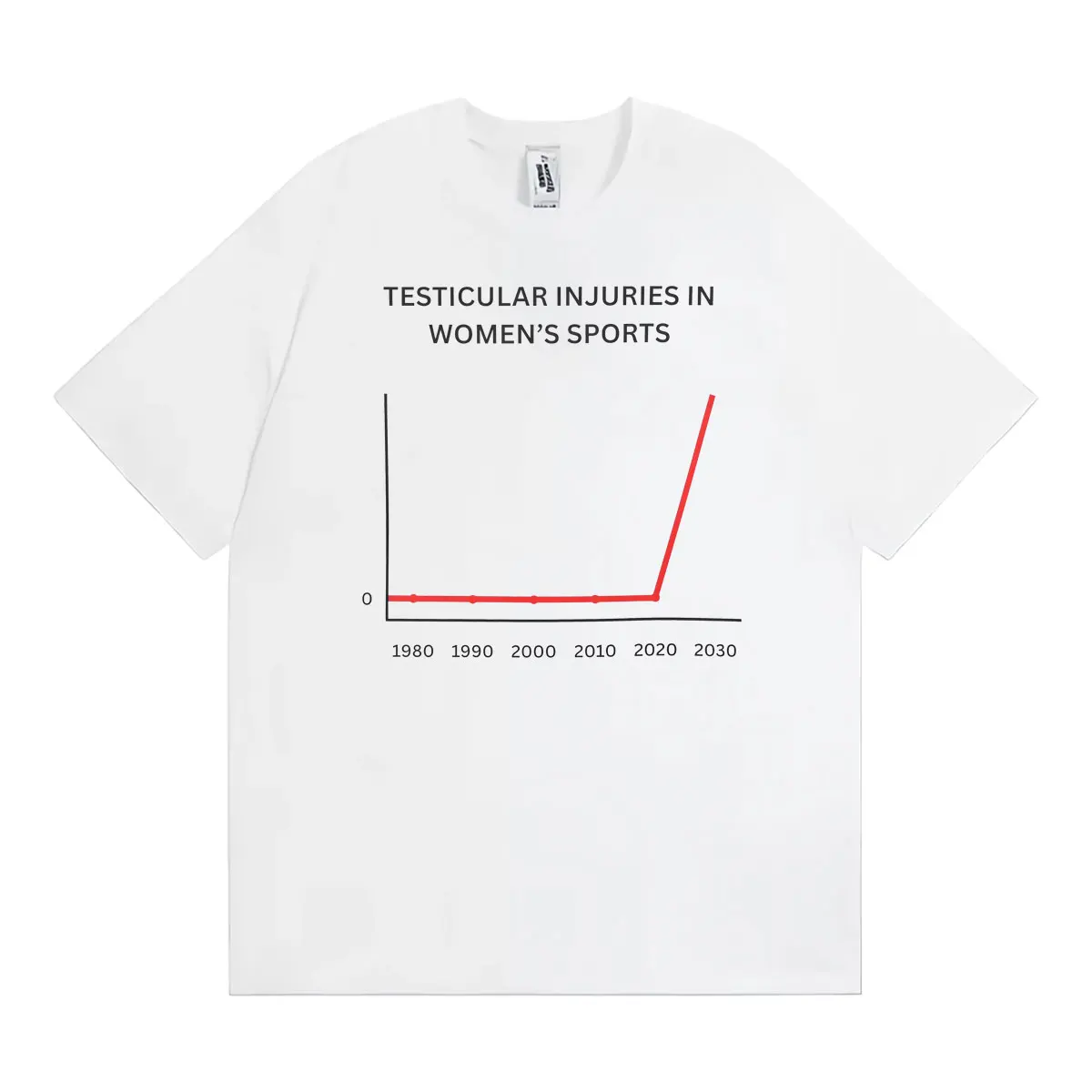 Lustiges T-Shirt mit Testikelverletzungen im Sport-Humor-Stil für Damen und Herren, Vintage-Sommer-T-Shirts, lässiges Baumwoll-Kurzarm-T-Shirt – Detail 4