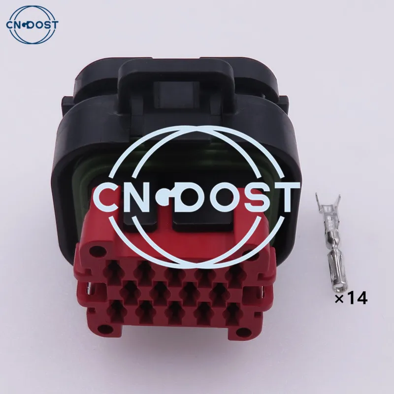 

1 Set 14 Pin 770520-1 AC Assembly High Quality Tyco AMP ECU Waterproof Auto Socket Connector 776273-1 With Terminals