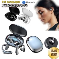 M8 Language Translation Headphones 144 Languages Bluetooth Voice Translator Earbud Real-time Languages AI Translator Earbuds