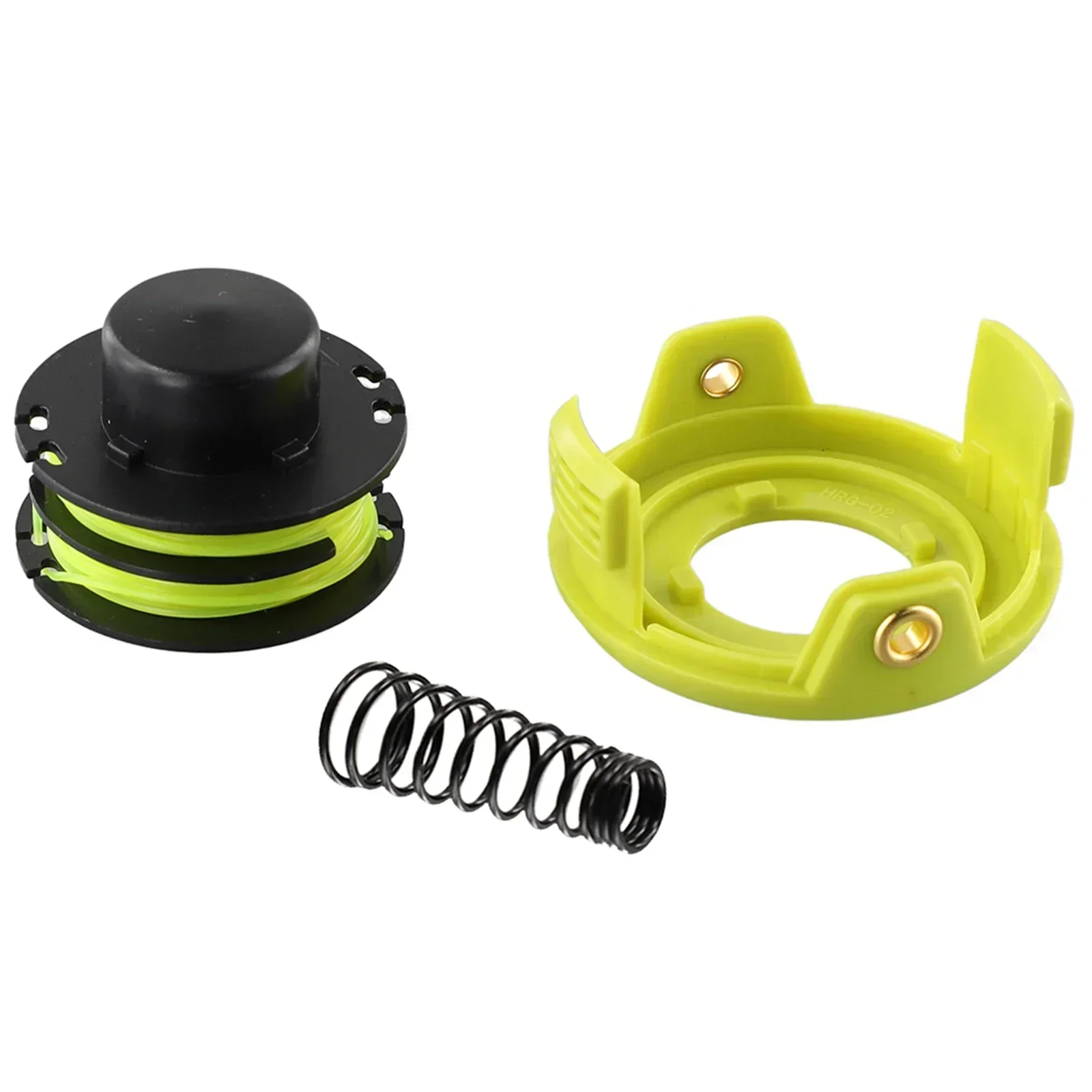 Bobina di linea per tosaerba per RAC118 Bobina da 1,2 mm RLT3525S Decespugliatore Rasaerba Trimmer Bobina di linea e set di molle di copertura