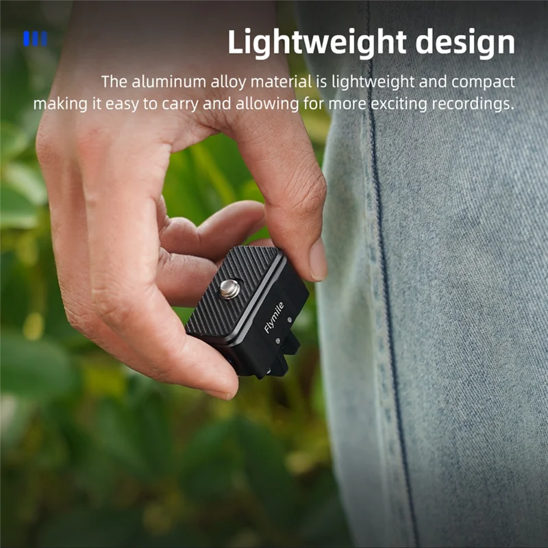 Flymile Sports Camera Quick Release Mount Magnetic Adapter Mount For ACTION 3/4 Quick Release Action Camera Base