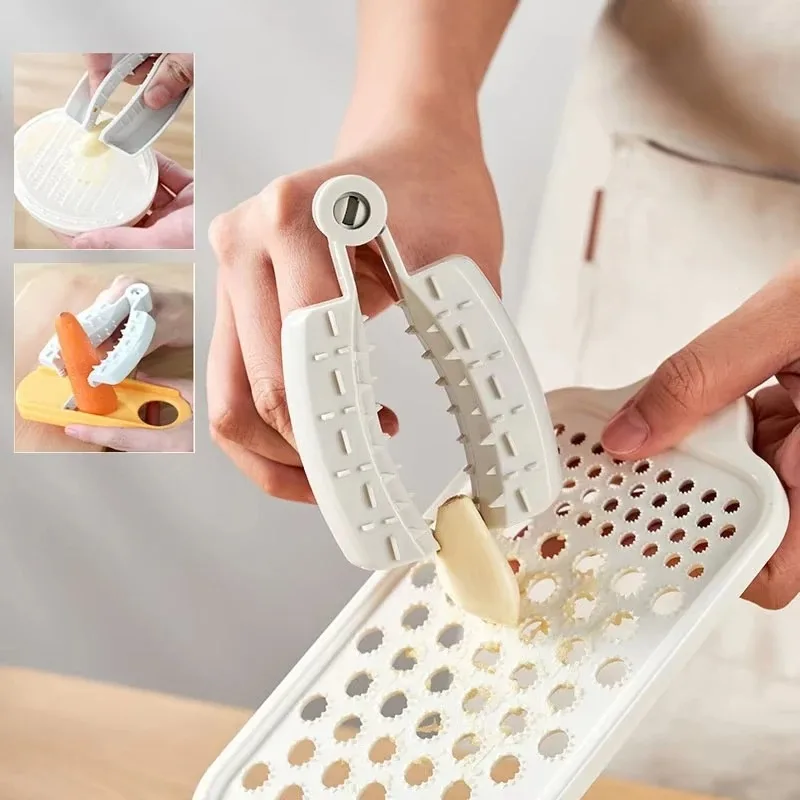 Plastic Finger Guard for Vegetable Slicer Hand Protection Safety Clip for Slicing Shredding Chopping Kitchen Accessory