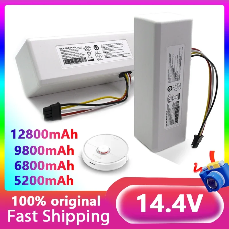 

14.4V 5200mah P1904-4S1P-MM Battery For Xiaomi Mijia 1C STYTJ01ZHM Robot Vacuum Mop Cleaner Accessories Parts original SKV4093GL