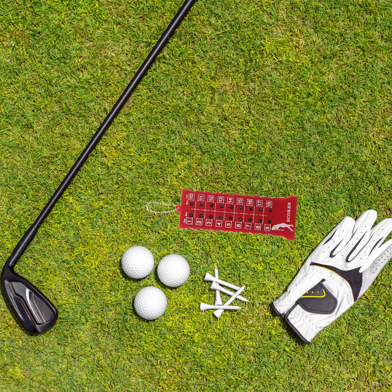 

Portable Score Counter Stroke Tracker Men'S Equipment Lightweight Compact Scoring Device Durable Scorers Clicker Essentials For