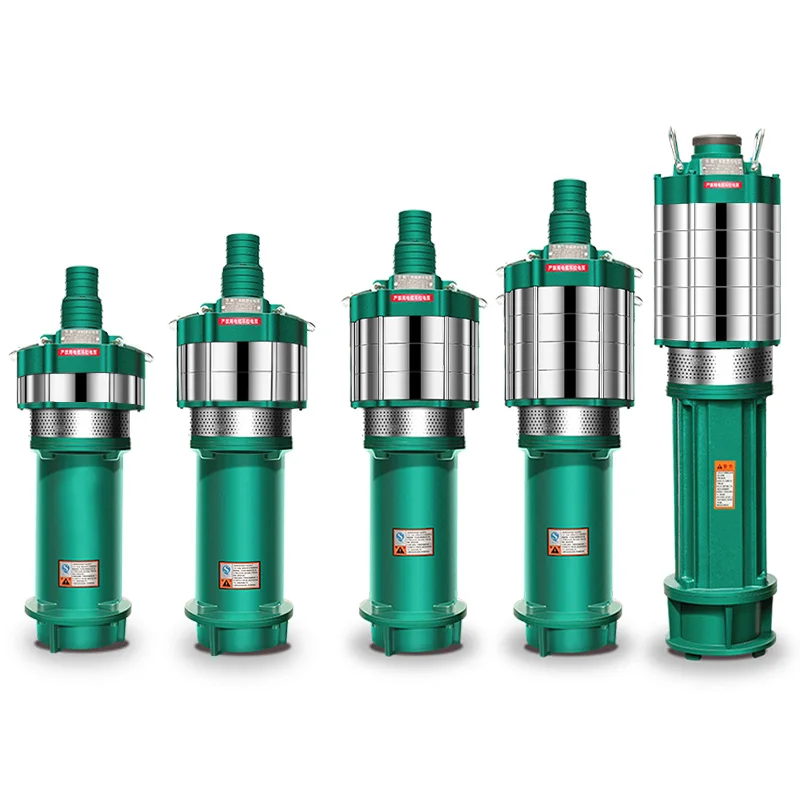 QD Type 4HP Stainless Steel Multi Stage Submersible Pump High  High Flow For Agricultural Irrigation