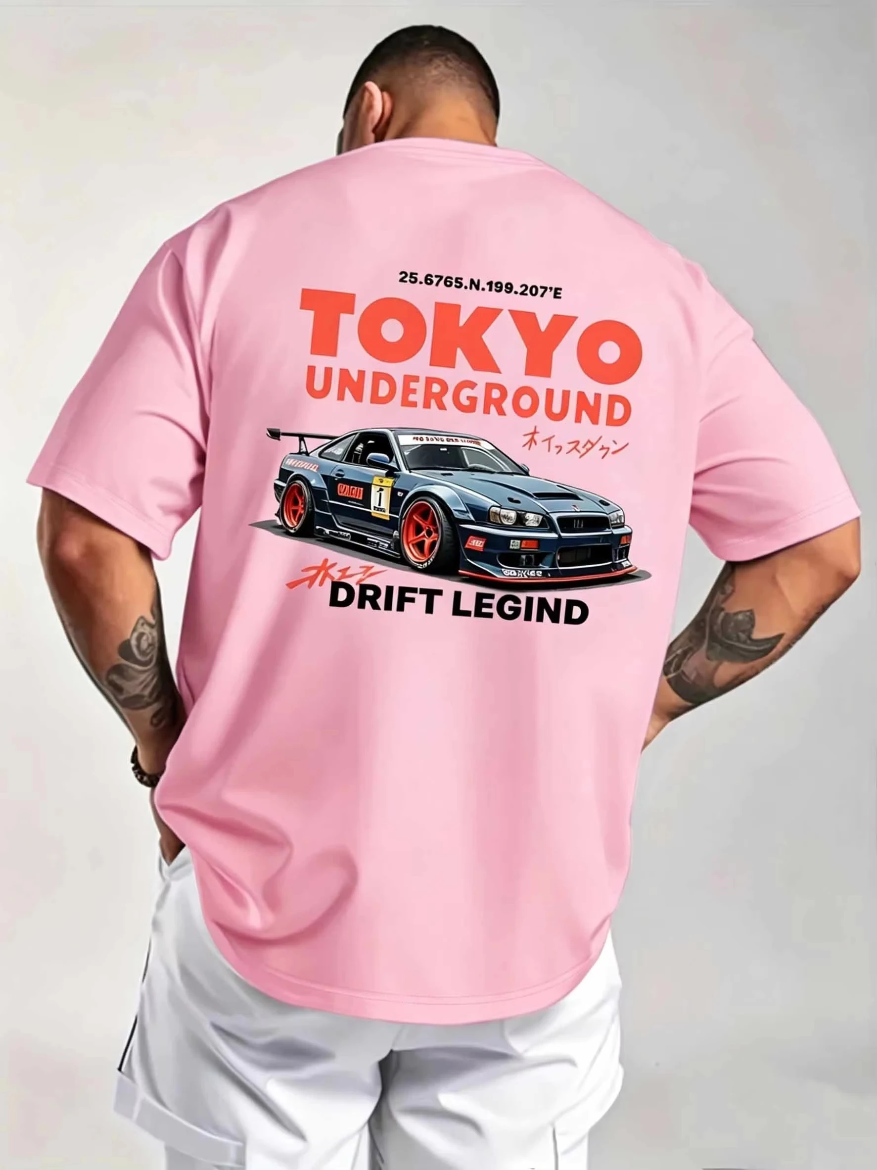 Kaos Katun Pria untuk Musim Pa - Street Fashion In Tokyo ulasan dan harga