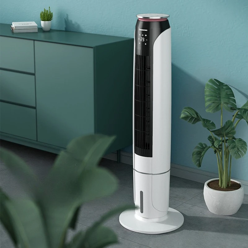 ‌Tower Air Cooler with 3-in-1 Humidification 80° Oscillating Home Cooling Fan for Bedroom/Living Room 4L Water Tank