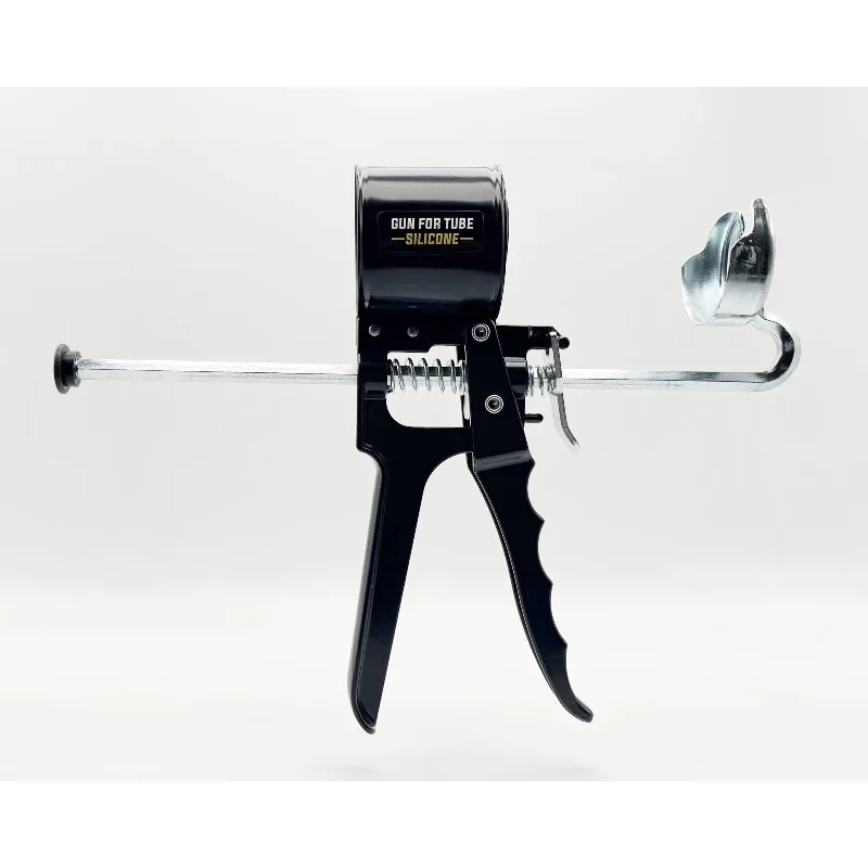 New and Innovative Design Lightweight Metal Frame Compact Red Iron Sealant Silicone Cordless Caulking Gun for Glue
