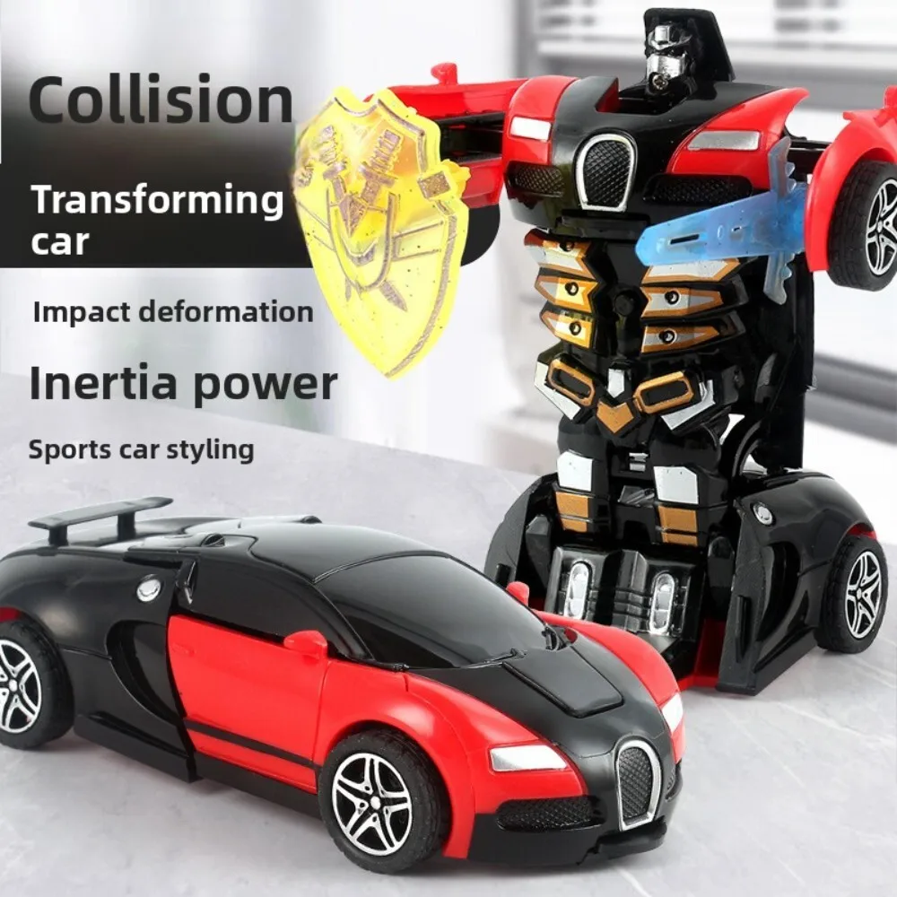 

Детская ударопрочная трансформирующая гоночная машина-игрушка для мальчиков, прочная забавная игра на домашних парках или ночных рынках