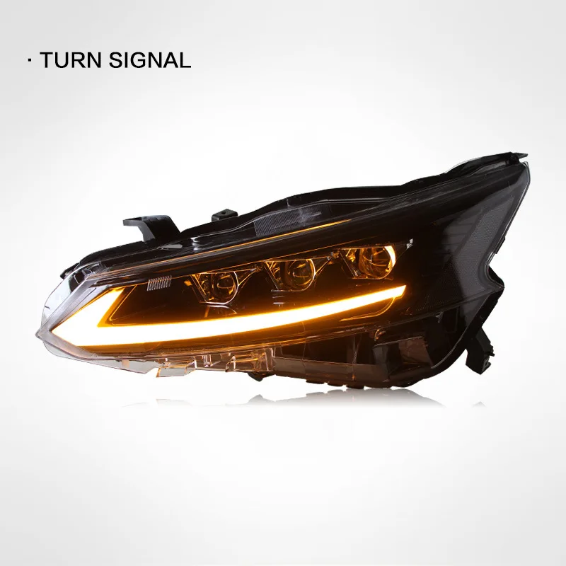 سيارة LED مجموعة مصابيح أمامية لنيسان ألتيما Teana 2019-2022 المصابيح الأمامية مع DRL ديناميكية تحول العارض عدسة مصابيح الرأس الأمامية #6