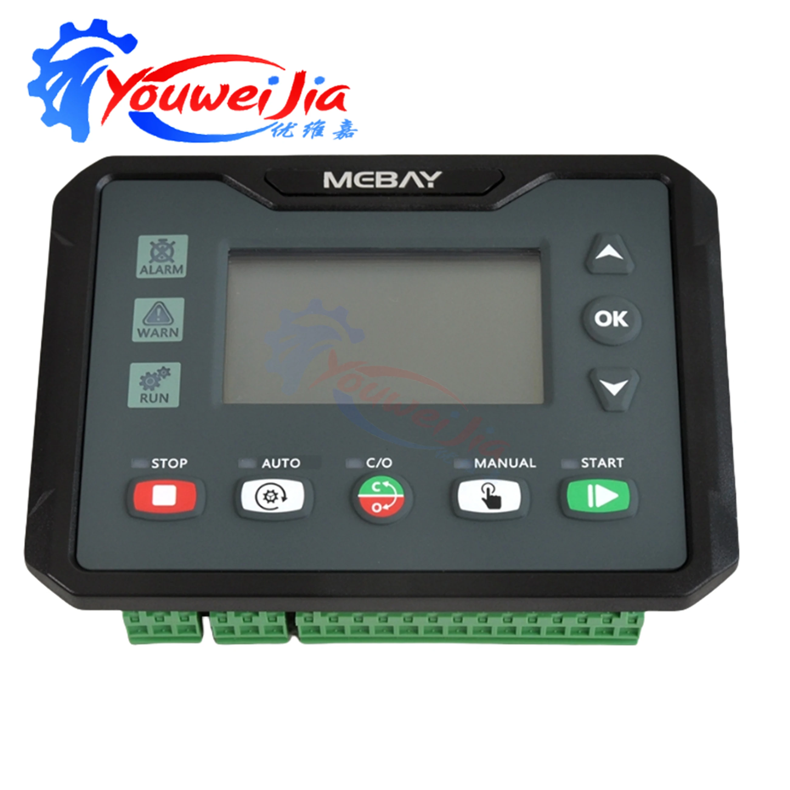 Mebay Original DC42C AMF Generator Controller Module - Parameter Monitoring Control Panel with USB And CAN Communication Ports