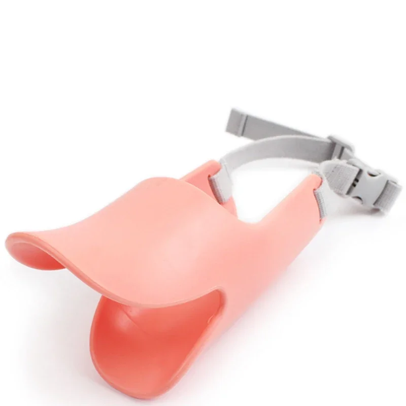 

Dogf Bite Duck Mouth Shape Dog Mouth Cover Silicone Biteproof Pet Muzzle Anti-bite Cute Washable Duckbill Cover