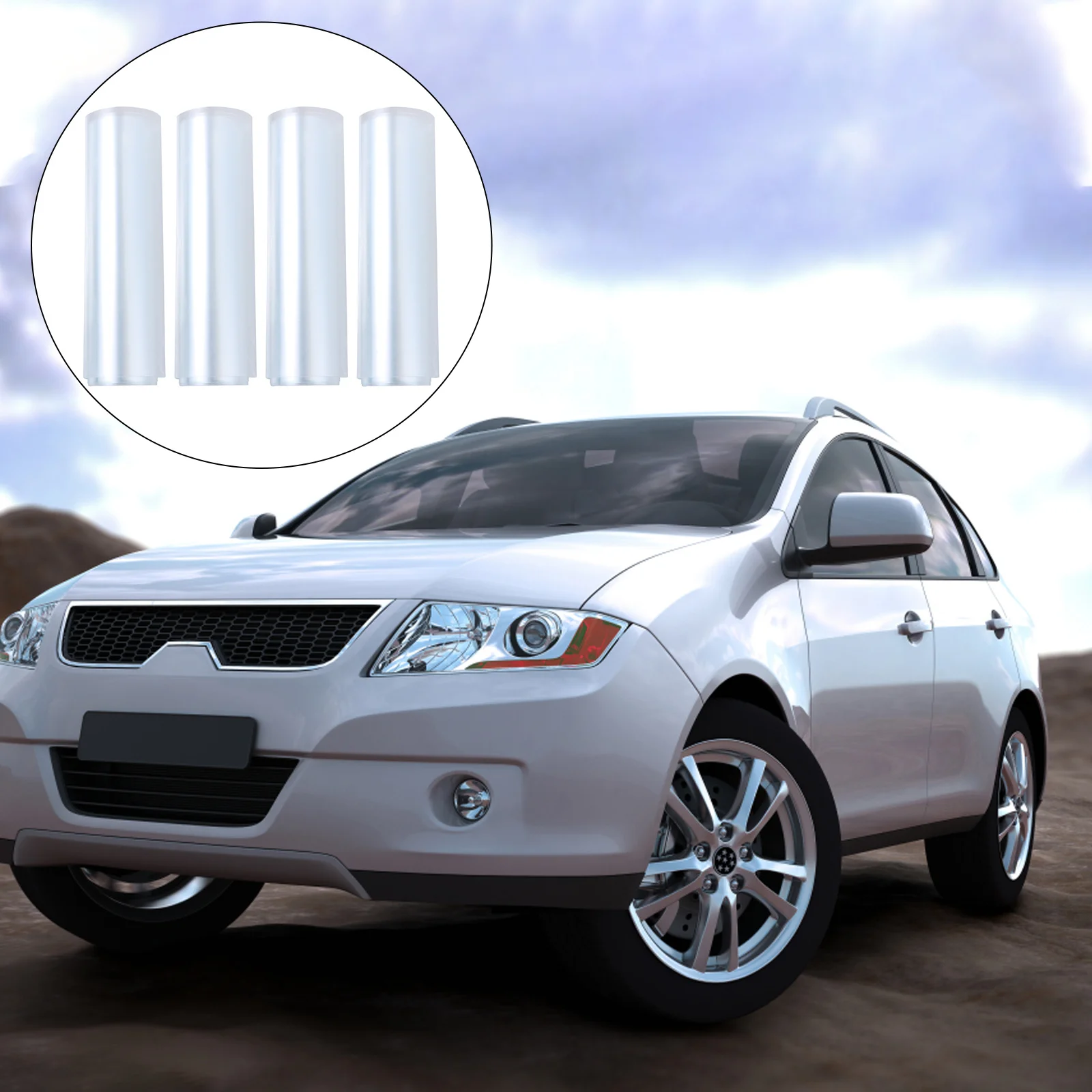 

1Set Transparent Car Paint Protection Film Anti Scratch Waterproof Clear Wrap for Vehicle Against Debris Oil Stains