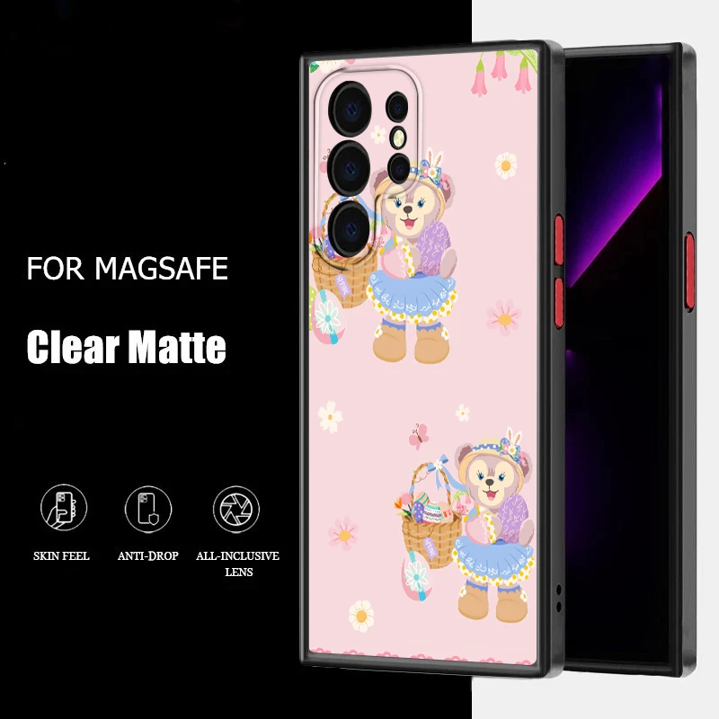 Honey Star Dalu Disney For Samsung A53 A52 A33 A32 A51 A71 A21S A13 A73 A50 A22 A12 A72 5G Frosted Translucent Phone Case