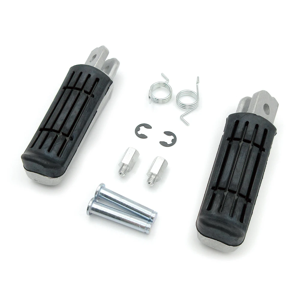 Motorcycle Front๏ผRear Foot Pegs Pedals Footrest Set For Yamaha FZ6S FJR 1300 FZ400 FZ6R XJR400 XJR1200 XJR1300 XJ6 FZS1000 FAZER