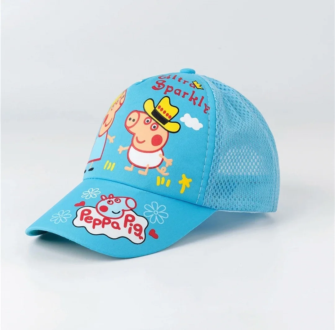 Peppa Pig 3-9 Years Old Baseball Cap Sun Cap George Sports Outdoor Hat Birthday Christmas Gift Children\'s Toys