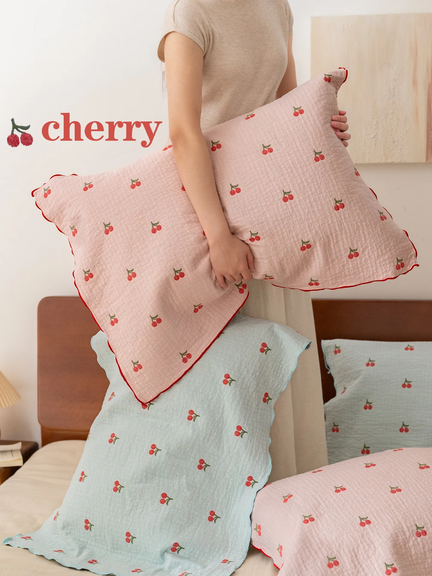 

Pure Cotton Pillowcase Comfortable Anti-Head Oil Dense Seaming Adult Home Use All Cotton Four Seasons Universal Pillow Towel