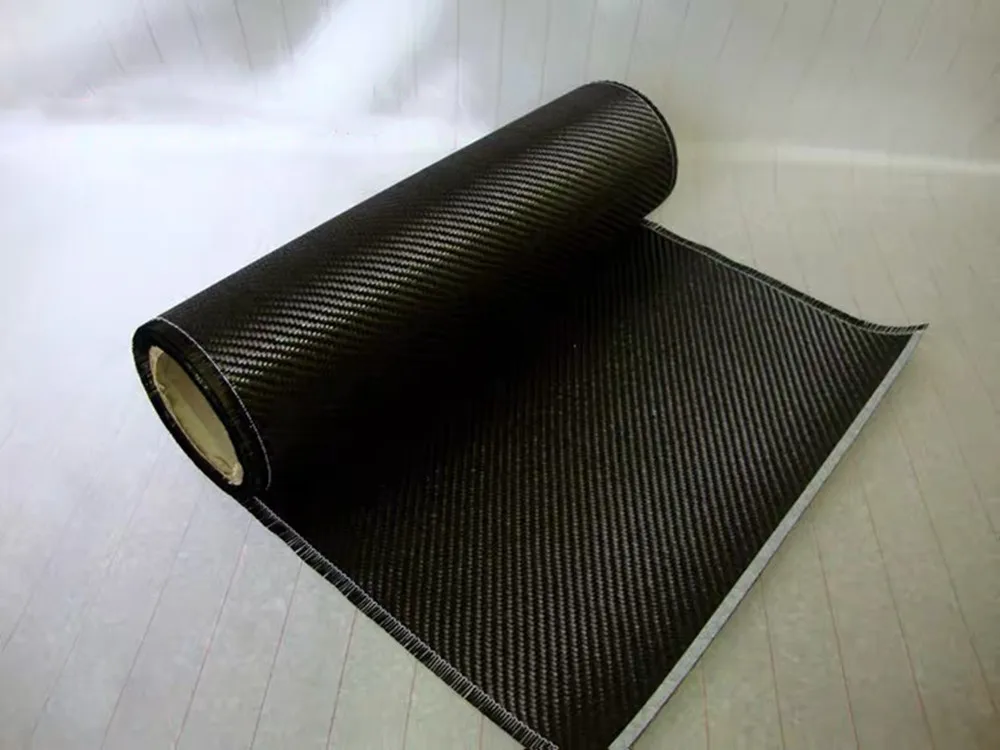 Tkanina z włókna węglowego LJYZ T300 3k 200gsm, prawdziwe włókno węglowe, splot skośny 2x2, szerokość 20cm / 8 cali.